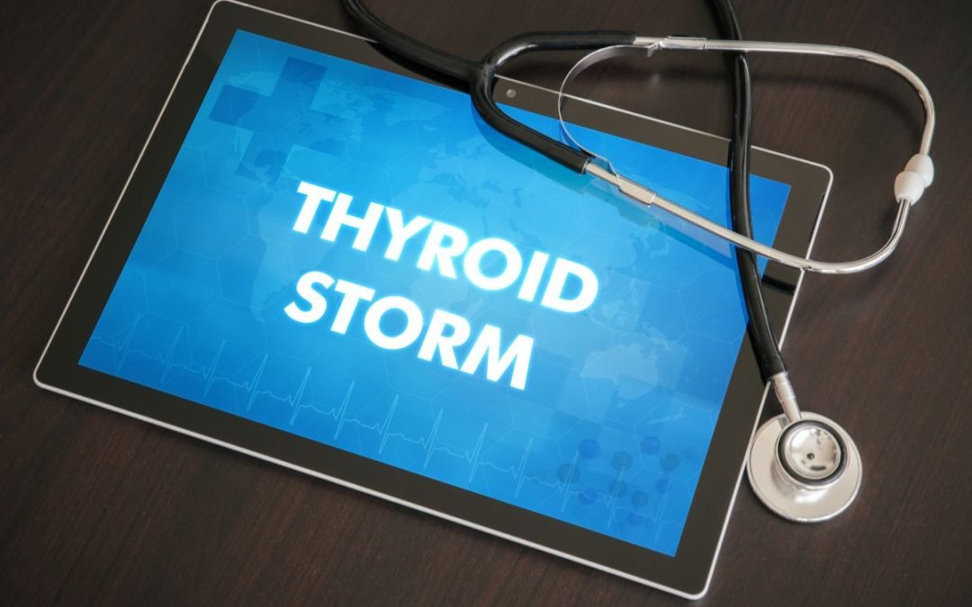 What is a thyroid storm?